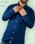 Petrol Blue Shakura Formal Shirt Men.