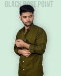 Dark Forest Formal Shirt - Premium Shakura Fabric | Black Rose Point
