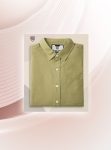 Premium Olive Green Cotton Shirt Full Sleeve – Black Rose Point