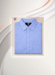 Mens Powder Blue Formal Shirt by Black Rose Point