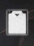 Mens Classic White Formal Shirt by Black Rose Point