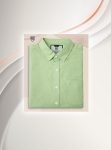 Mens Light Green Formal Shirt by Black Rose Point