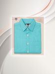 Mens Sky Blue Formal Shirt by Black Rose Point