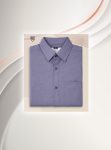 Mens Greyish Purple Formal Shirt by Black Rose Point