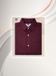 Men coffe  Formal Shirt by Black Rose Point